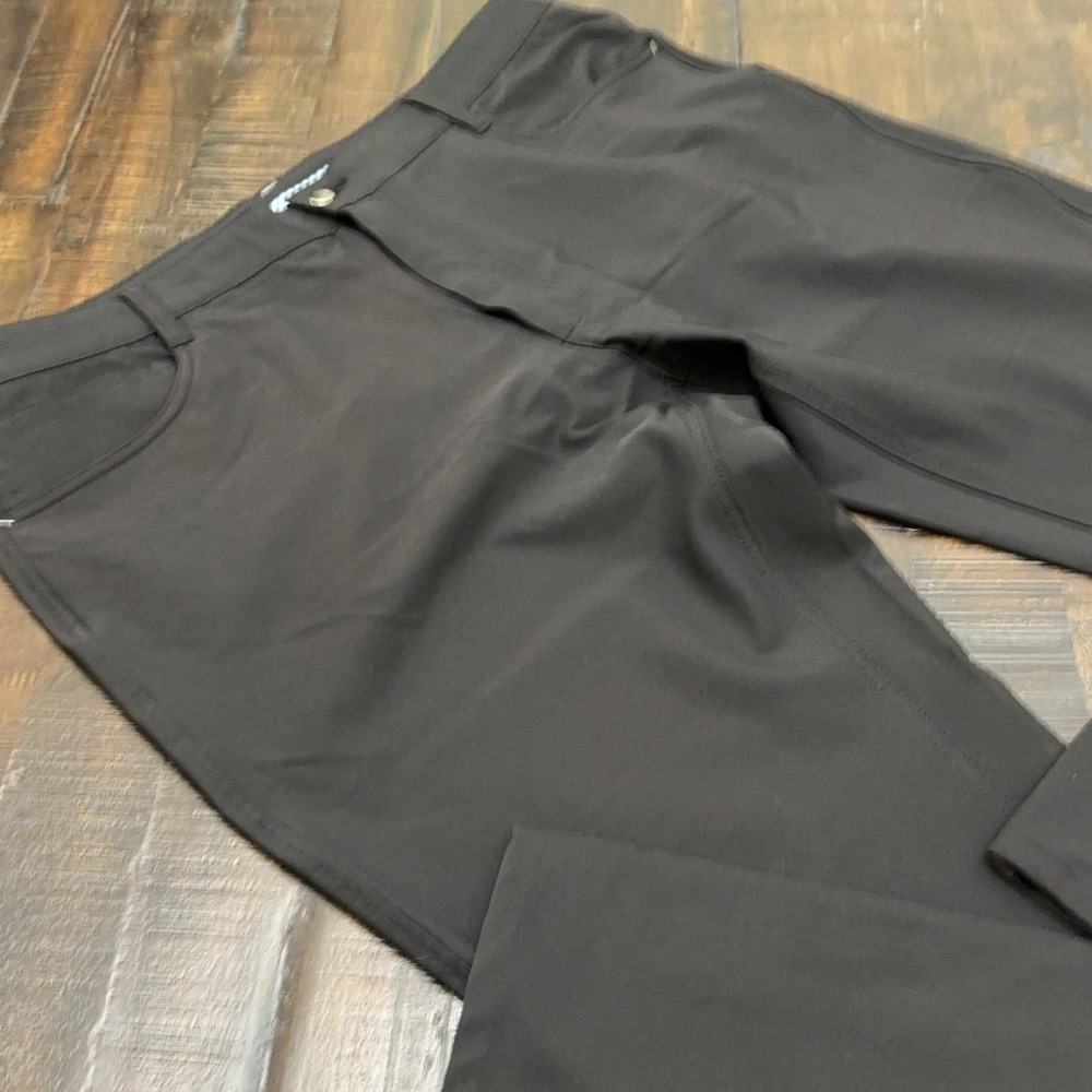 FootJoy Pants Mens 38x32 Black Athletic Fit Stretch Performance Golf Chino